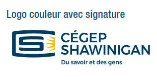 Logo couleur avec signature